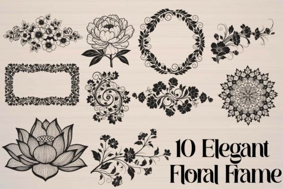 Download Elegant Floral Frame - Premium Resources