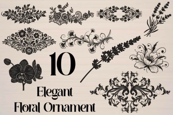 Download Elegant Floral Ornament - Premium Resources