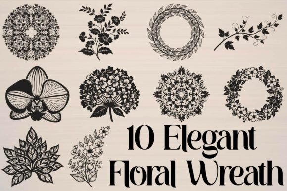 Download Elegant Floral Wreath - Premium Resources
