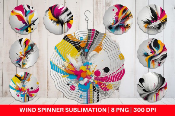 Download Wind Spinner Abstract Vibrant Colors - Vibrant colors Collection